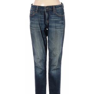 D-ID Jeans Blue Skinny Leg Cut Mid Rise Waist Size 26 #459